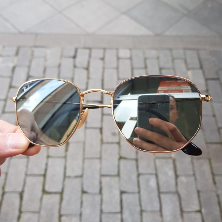 Ray-Ban 3548-N 001/30 Hexagonal