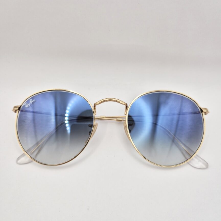 Ray-Ban 3447-N 001/3F Round Metal